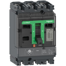 Disjoncteur, ComPacT NSX160F, 36kA/415VAC, 3 pôles, unité de déclenchement TMD 125A