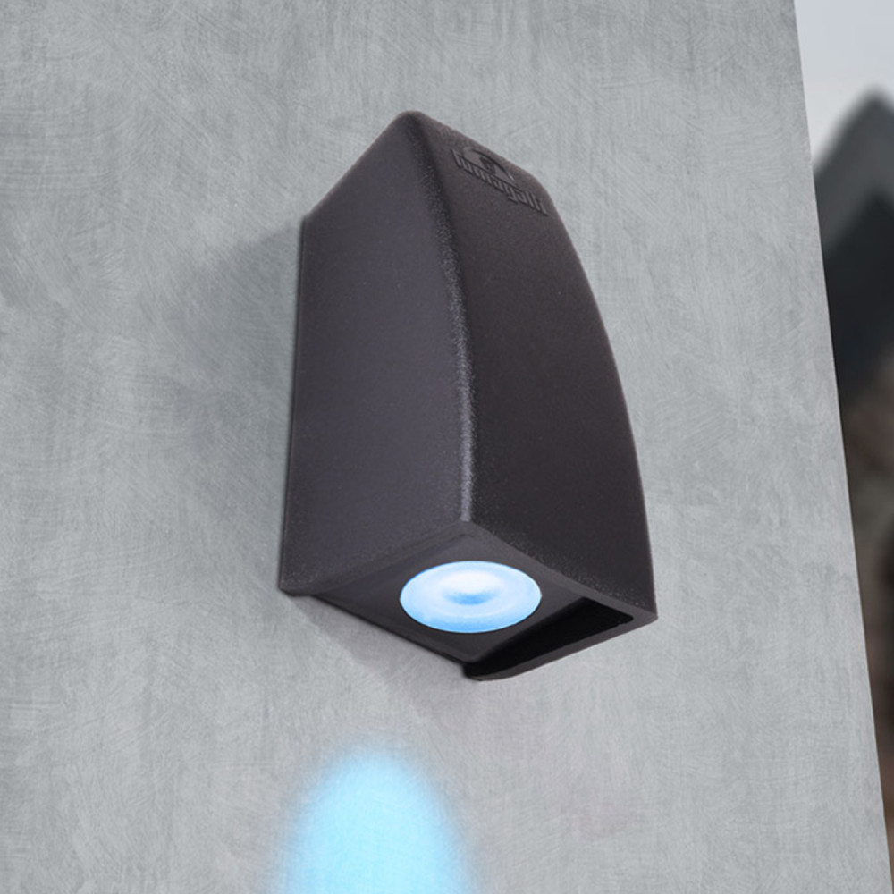 Mamete square noir satin Led G9 1,7W 4K