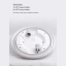 Globe umberta gris opal E27