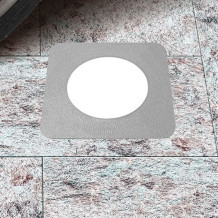 Ceci 90 Square Gris Satin Led GU10 3,5W 4K