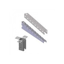 Pendard en rail 41x41 cranté perforé