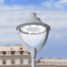 Beppe 500 Gris Transp Led GX53 90W 4K