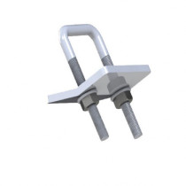 Attaches Poutre  Fixation sur Charpente Métallique M8