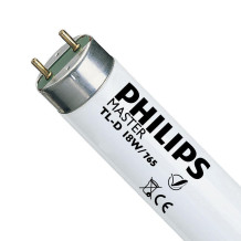 Tube Fluorescent TL-D 18W/765 – 60 cm – Blanc Chaud - Philips
