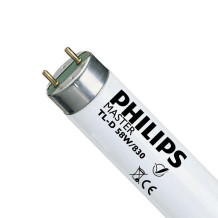 Tube Fluorescent TL-D 58W/830 – 150 cm – Blanc Chaud - Philips