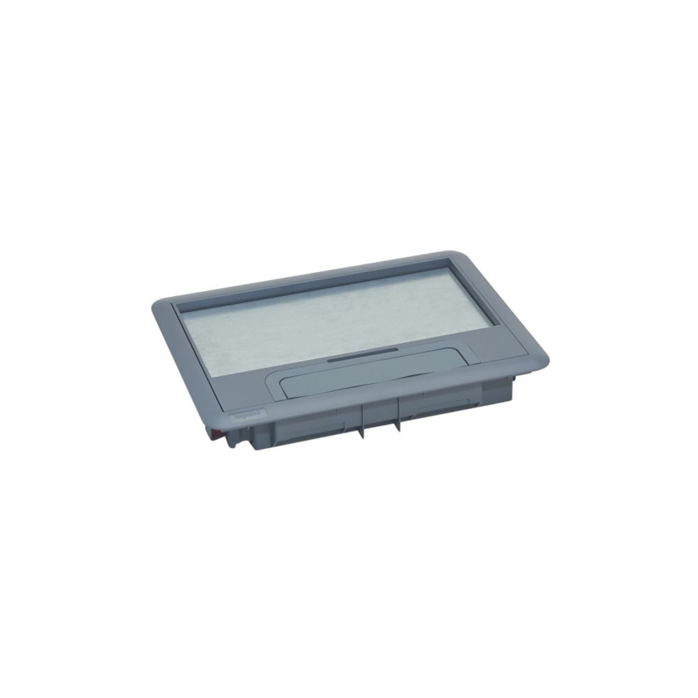 Couvercle plastique pour boîte de sol version standard 8 modules ou 12 modules