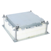 Boîte d'encastrement pour boîte de sol standard ou affleurante universelle réglable pour chape hauteur 55mm à 125mm