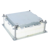 Boîte d'encastrement pour boîte de sol standard ou affleurante universelle réglable pour chape hauteur 55mm à 125mm