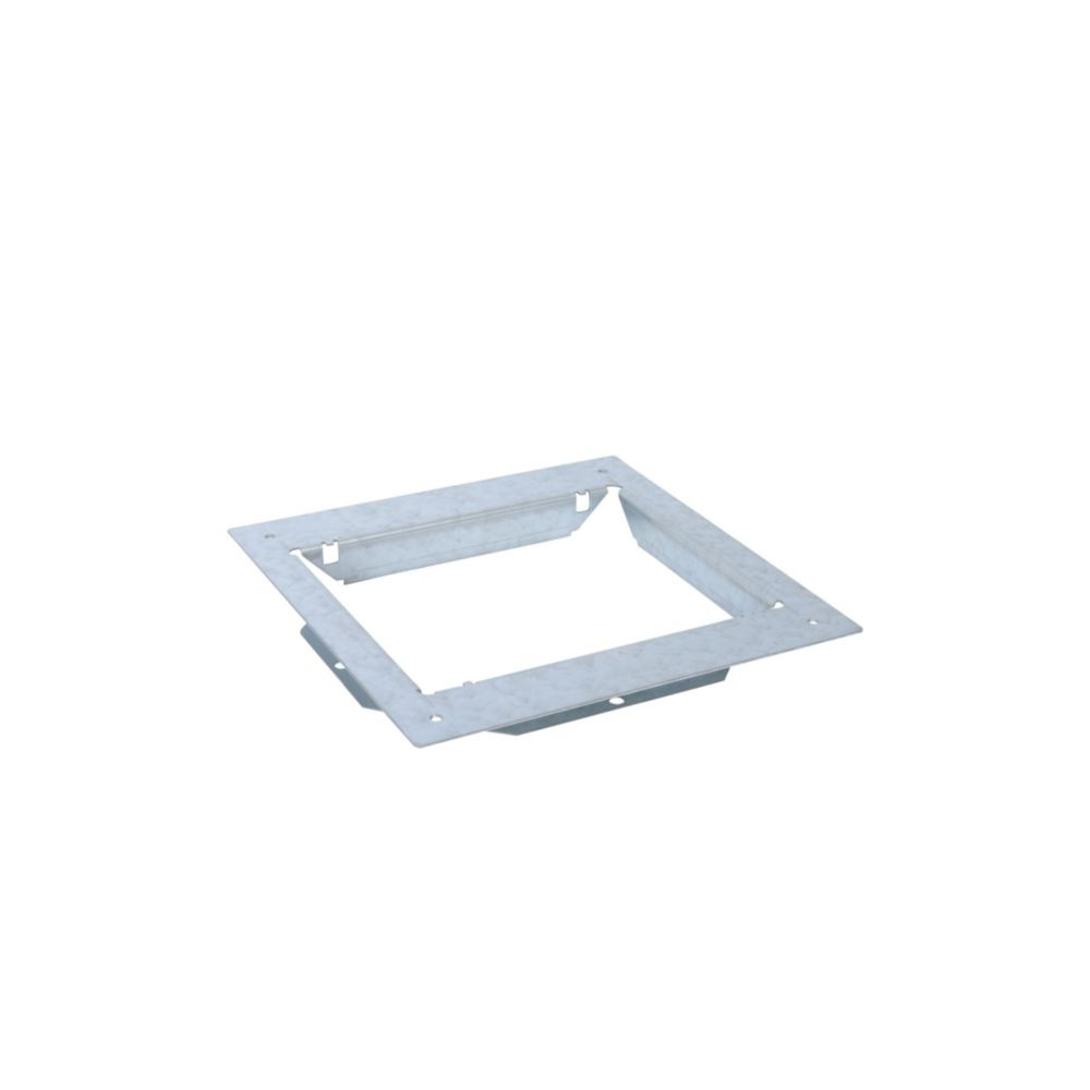 Adaptateur de montage chape béton boîtes de sol standard ou affleurante 12 modules ou 18 modules et boîte universelle