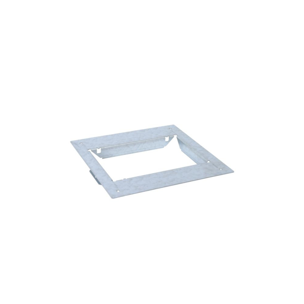 Adaptateur de montage chape béton boîtes de sol standard ou affleurante 8 modules ou 12 modules et boîte universelle