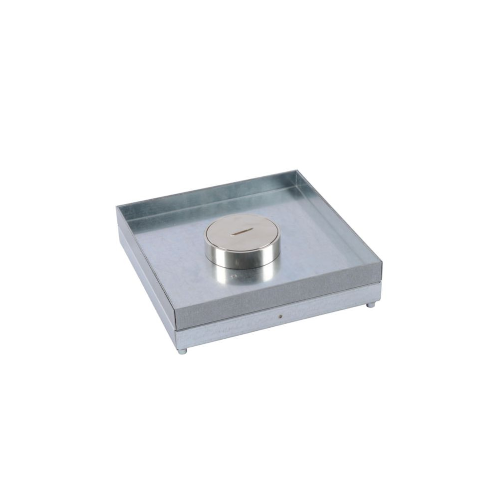 Boîte de sol IP44 pour carrelage ou marbre 8mm à 24mm d'épaisseur avec sortie de câble centrale