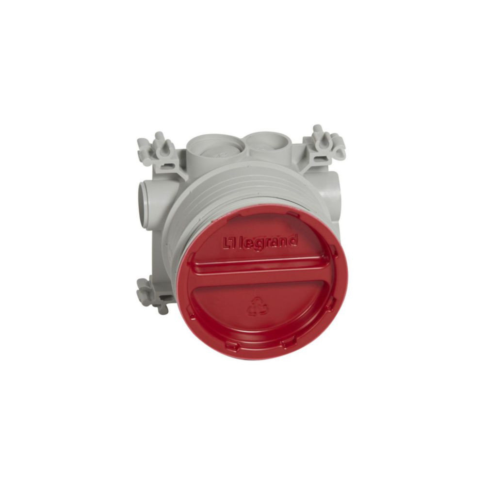 Boîte d'encastrement simple pour prise de sol pour béton hauteurs de chape 50mm à 80mm