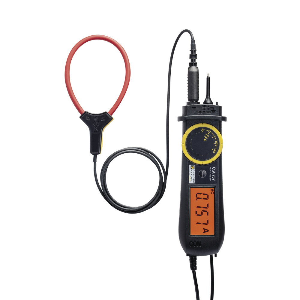 Testeur numérique avec Capteur de courant AC MiniFlex CA 757
