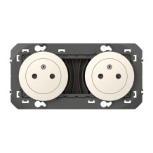 Prise de courant Surface 16A 230V - 2x2P+T précâblées dooxie
