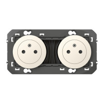 Prise de courant Surface 16A 230V - 2x2P+T précâblées dooxie