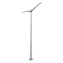 Candelabre metropoli H12m T60 avec double crosse celanova  S1,5m  et embasse torino D200 H1m - PP