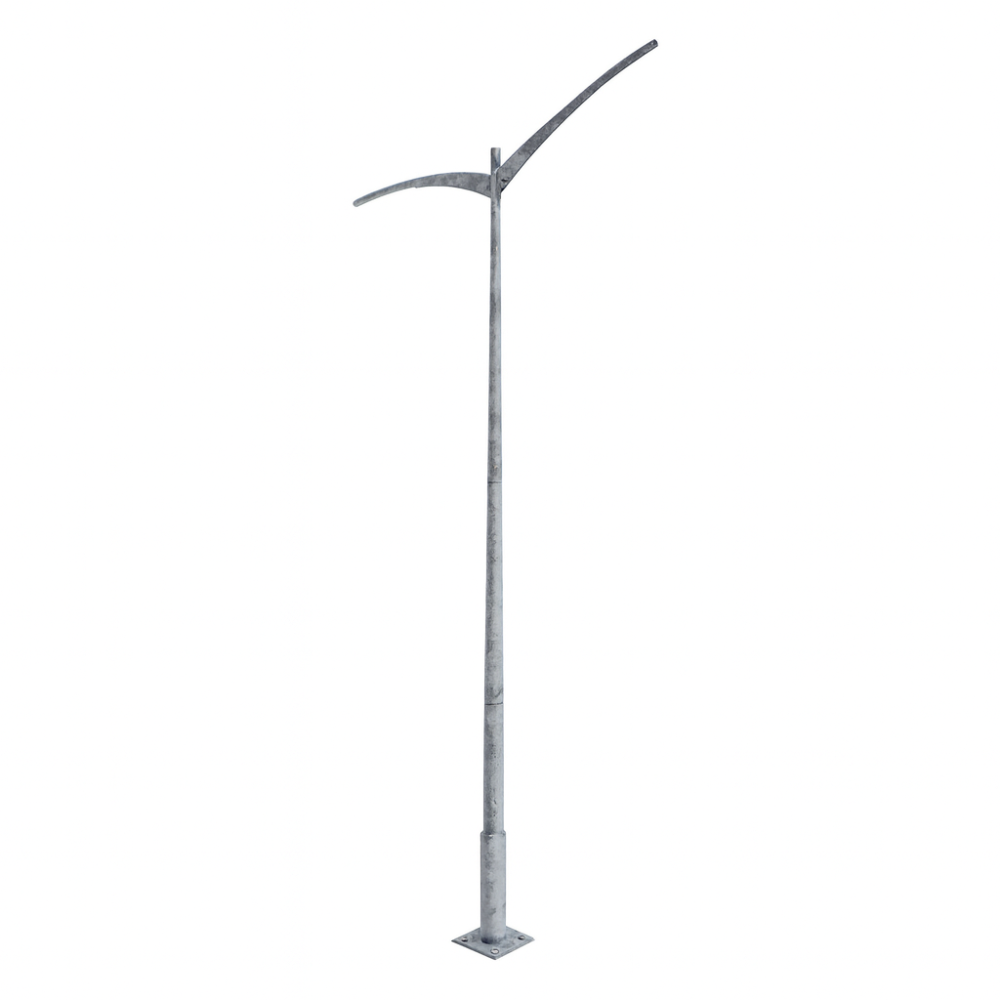 Candelabre metropoli H12m T60 avec double crosse celanova  S1,5m  et embasse torino D200 H1m - PP