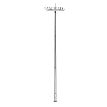 Mât de 24 m de grand hauteur plug-in moulé