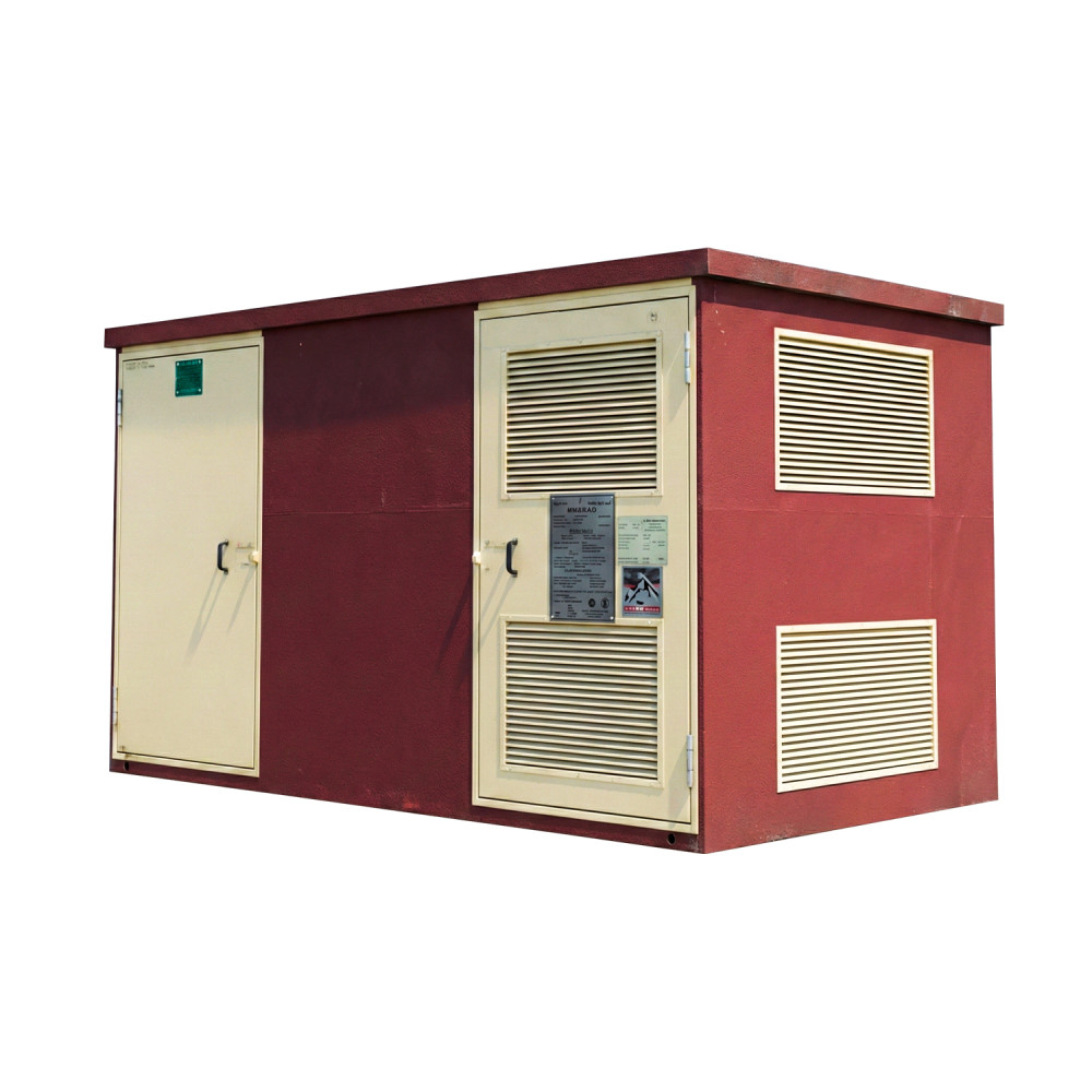Poste de distribution préfabriqué HTA/BT Bi-tension 630Kva 15/20kV Contient Cellule + Transformateur + Tableau BT & Accessoires
