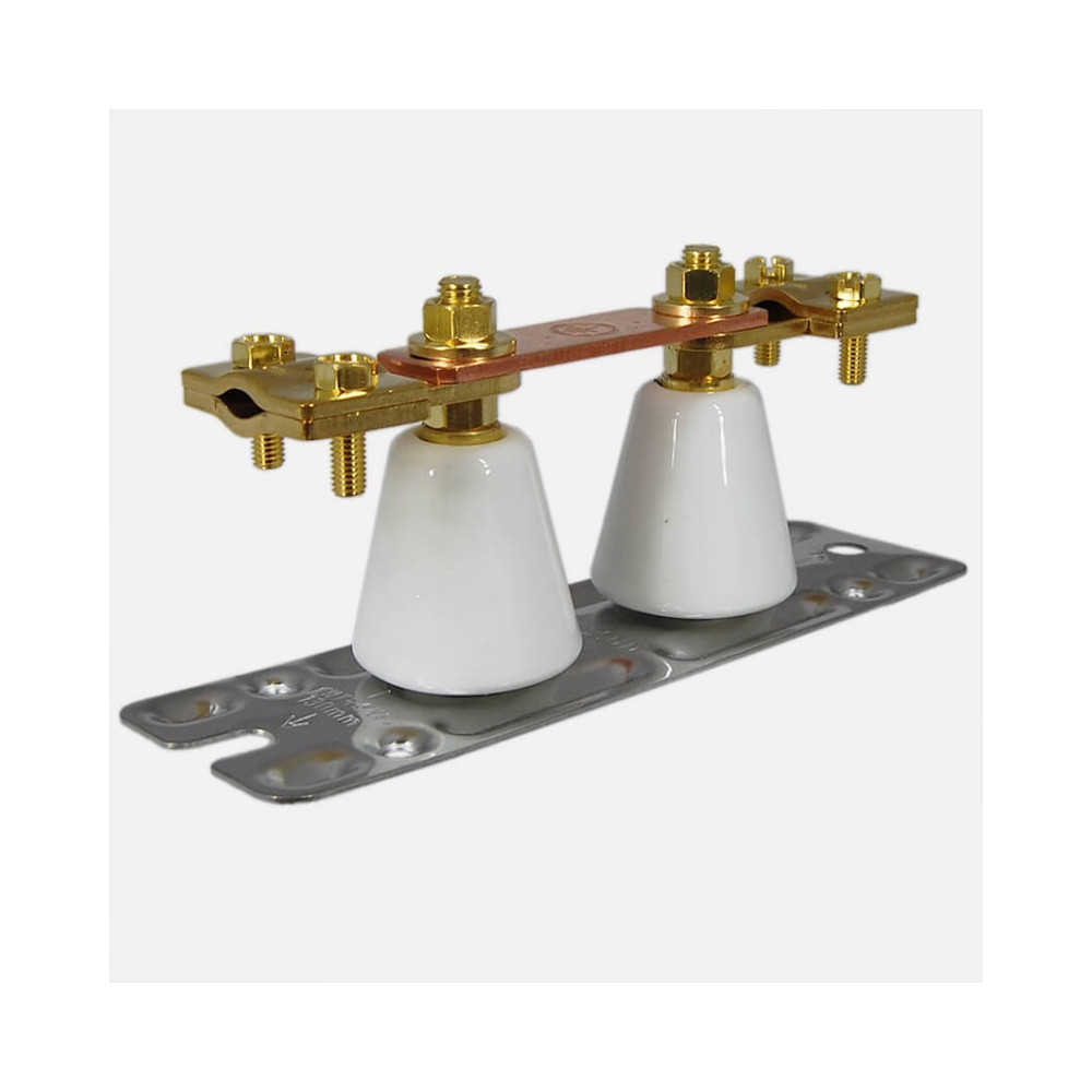 Barrette de terre en porcelaine