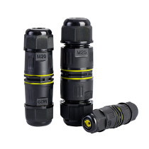 Connecteur  étanche  IP68 M20-3P/9-12 (2 core) - Type de clip