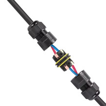 Connecteur étanche à connexion rapid IP68 M25-2P/9-12 (2 core) - Type de clip