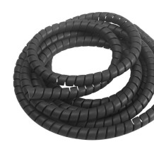 Tuyau spiralé ignifugé noir 14mm