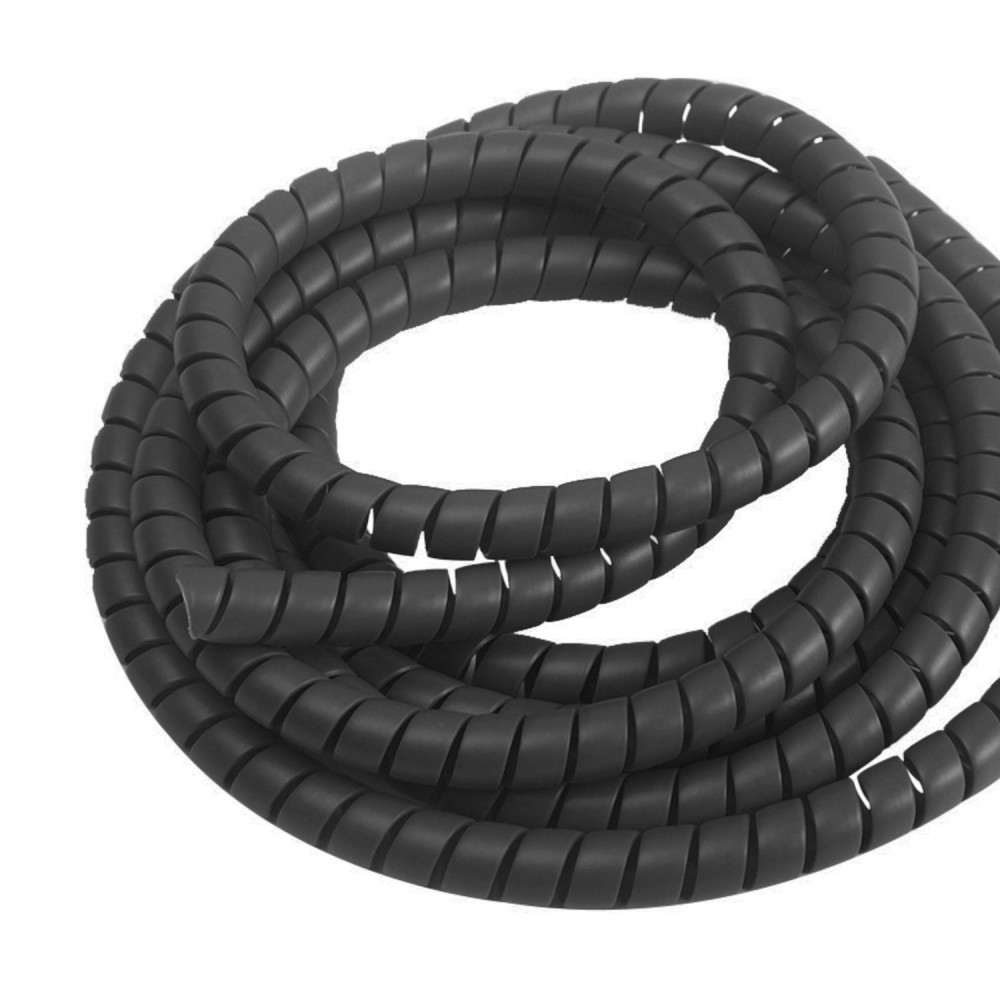 Tuyau spiralé ignifugé noir 16mm