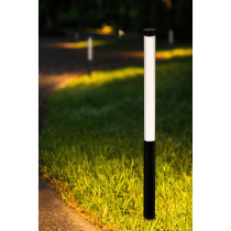 Lampe de jardin LED 12W IP65 noir 3000K 50×600 mm