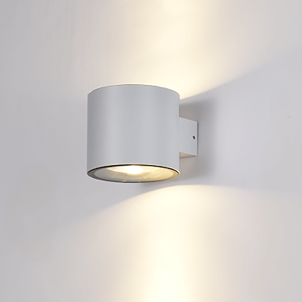 Applique murale extérieure LED 12W IP54 noir 3000K L118×W105×H90 mm