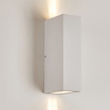 Applique murale LED 5W IP65 noir 3000K L60×W60×H160 mm