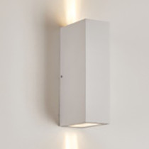 Applique murale LED 5W IP65 noir 3000K L60×W60×H160 mm