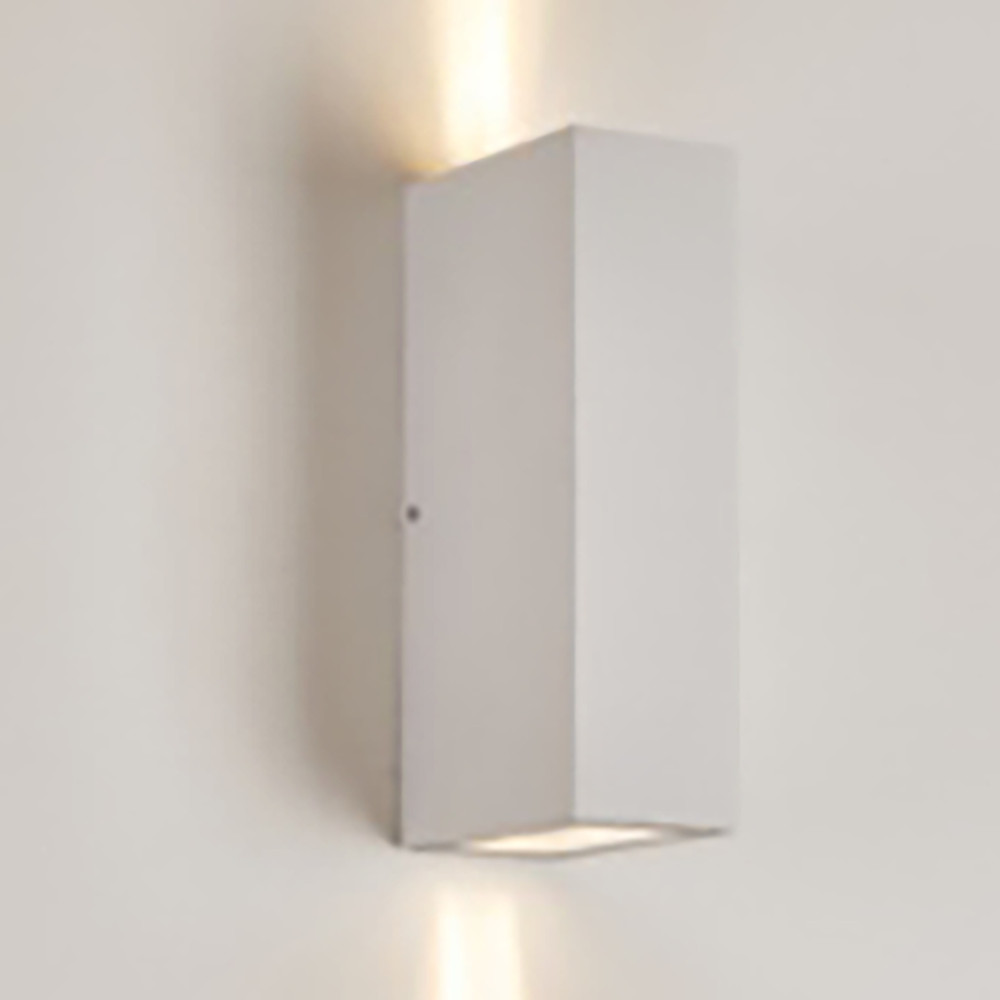 Applique murale LED 5W IP65 noir 3000K L60×W60×H160 mm