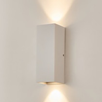 Applique murale LED 5W IP65 noir 3000K L60×W60×H160 mm