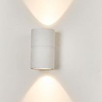 Applique murale LED 20W IP65 noir 3000K L105×E118×H175 mm