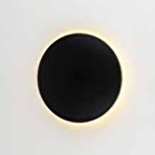 Applique murale LED 12W IP65 noir 3000K 180×35 mm