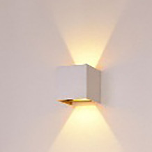 Applique murale LED 12W IP65 noir + or 3000K L150×E150×H150 mm