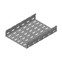 Chemin de câbles tôle perforée à bords roulés BRX50 - Largeur 213.8mm - finition Z275