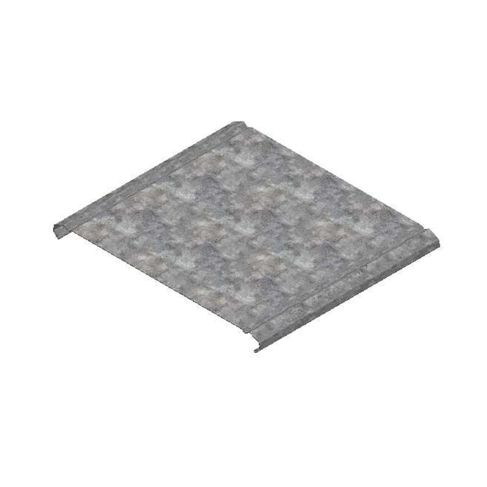 Couvercle pour chemin de câbles fil BFR- Largeur 500mm - finition Z275