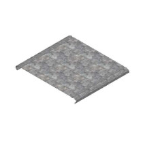 Couvercle pour chemin de câbles fil BFR- Largeur 100mm - finition Z275
