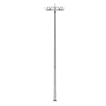 Mât de 24 m de grand hauteur plug-in moulé avec systeme de levage