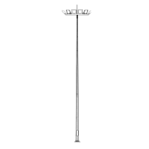 Mât de 24 m de grand hauteur plug-in moulé avec systeme de levage