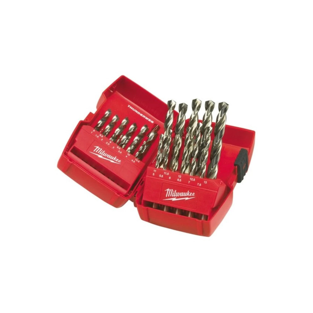 Milwaukee 4932352376 hss-g drill bit set metal 25