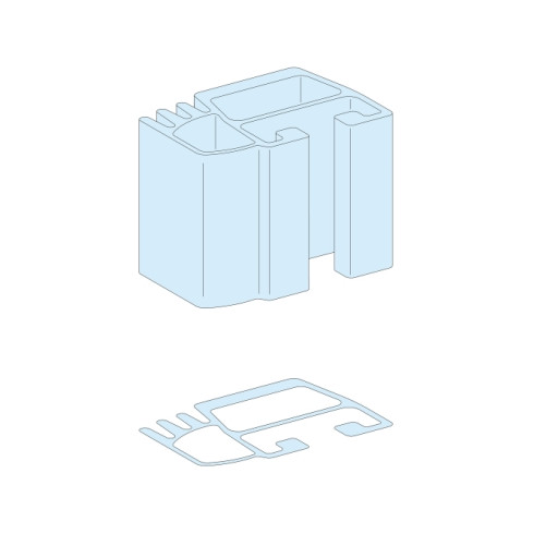 Linergy LGY - PrismaSeT-P, Linergy LGY, jeu de barres, vertical, 1000A