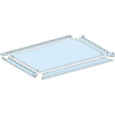 LVS08686| PrismaSeT P Active - Plaque passe-câbles pleine IP55 - L650+600 RAL 9003