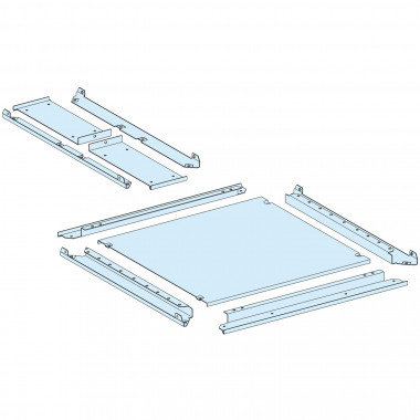 LVS08687| PrismaSeT P Active - Plaque passe-câbles pleine IP55 - L650+150 P600.