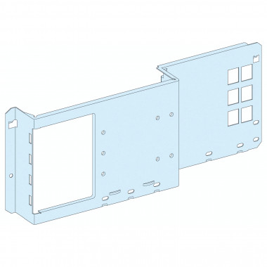 LVS03030 - Plaque de montage, PrismaSeT G, pour NSX/CVS/INS 250A, horizontal fixe, bascule, 5M, W600mm