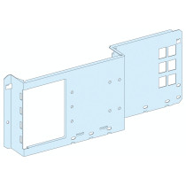 LVS03030 - Plaque de montage, PrismaSeT G, pour NSX/CVS/INS 250A, horizontal fixe, bascule, 5M, W600mm