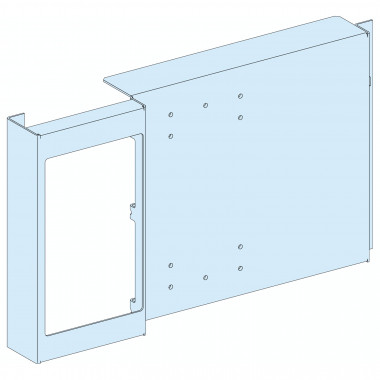 LVS03073- PrismaSeT G Active - Platine NSX-INS630 vertical - fixe - Cde maneton - RAL9003