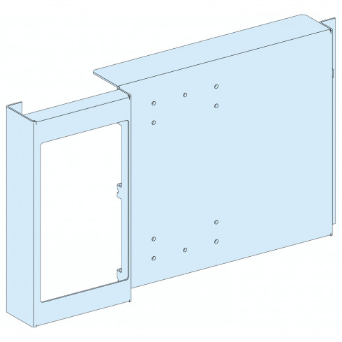LVS03073- PrismaSeT G Active - Platine NSX-INS630 vertical - fixe - Cde maneton - RAL9003